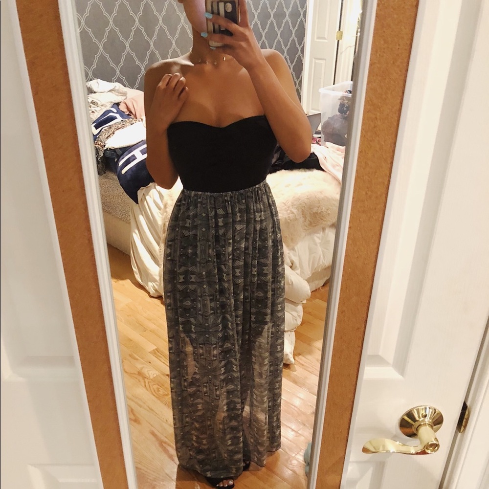 Pacsun | Roxy | Strapless Maxi Dress